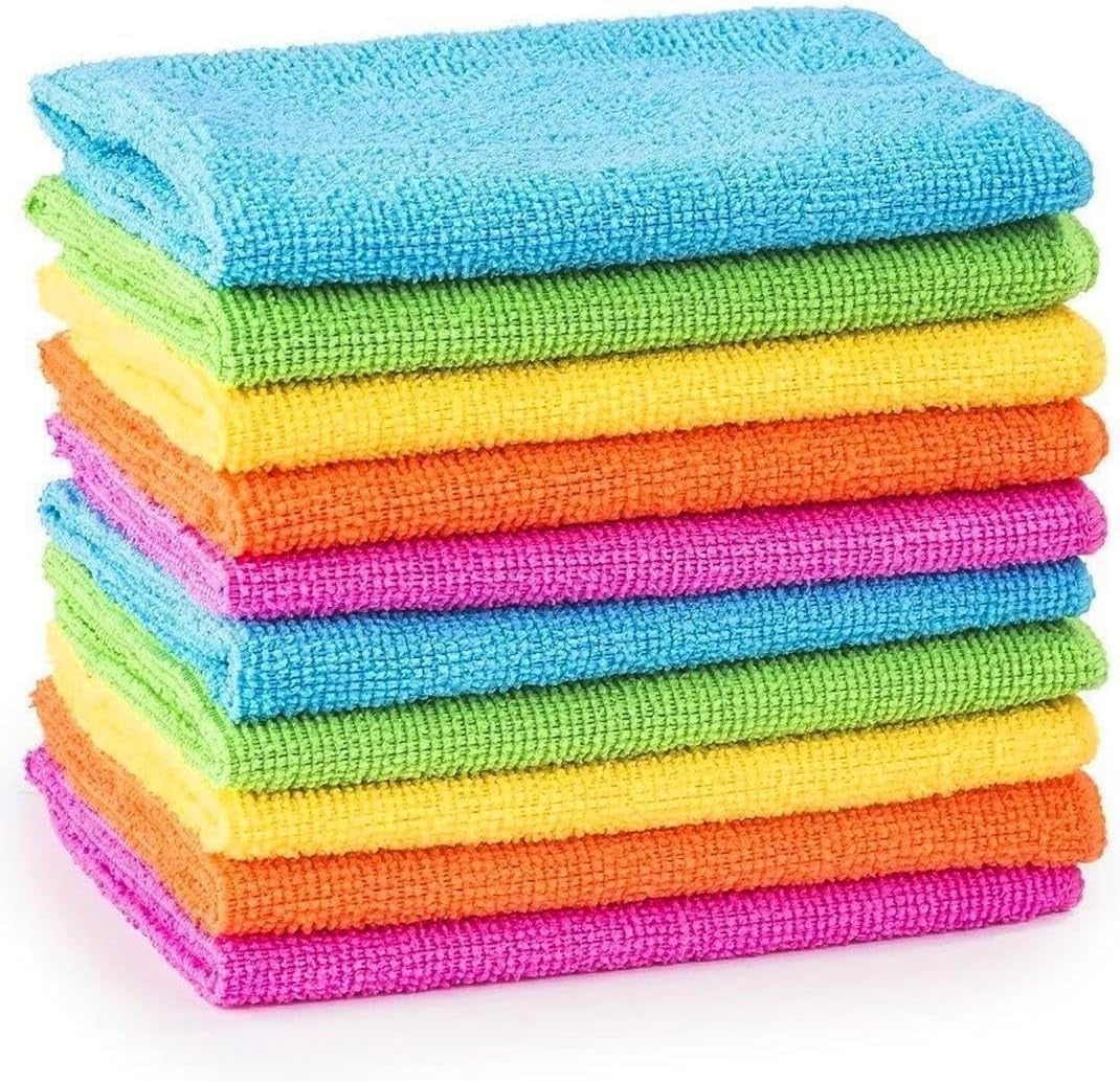 CLEANY GENIE Microfiber Cloth Mix Pack of 10