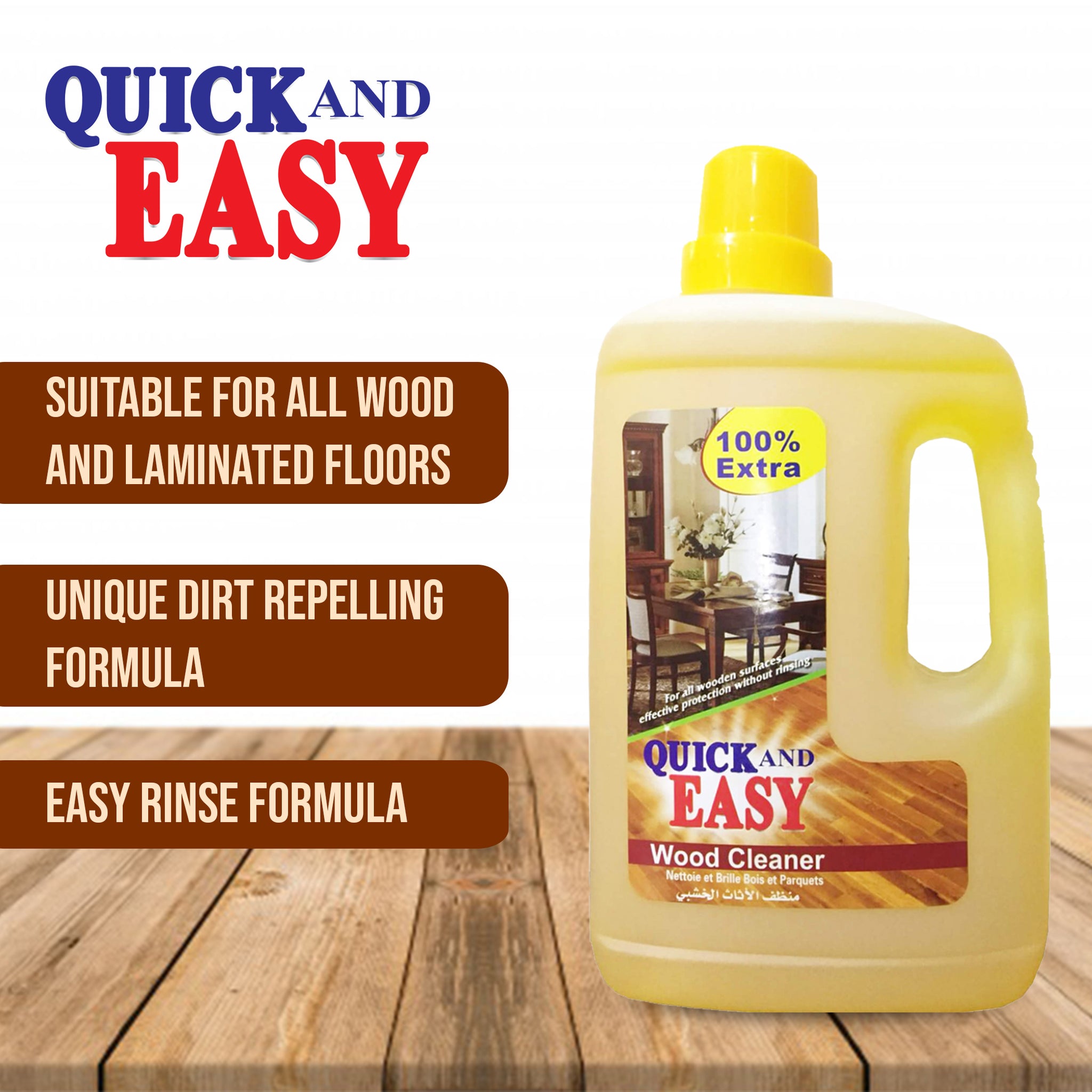 Quick and Easy Wood Cleaner 1L