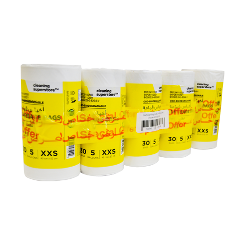 Garbage White Roll XXS | 45X52CM | 5 Rolls
