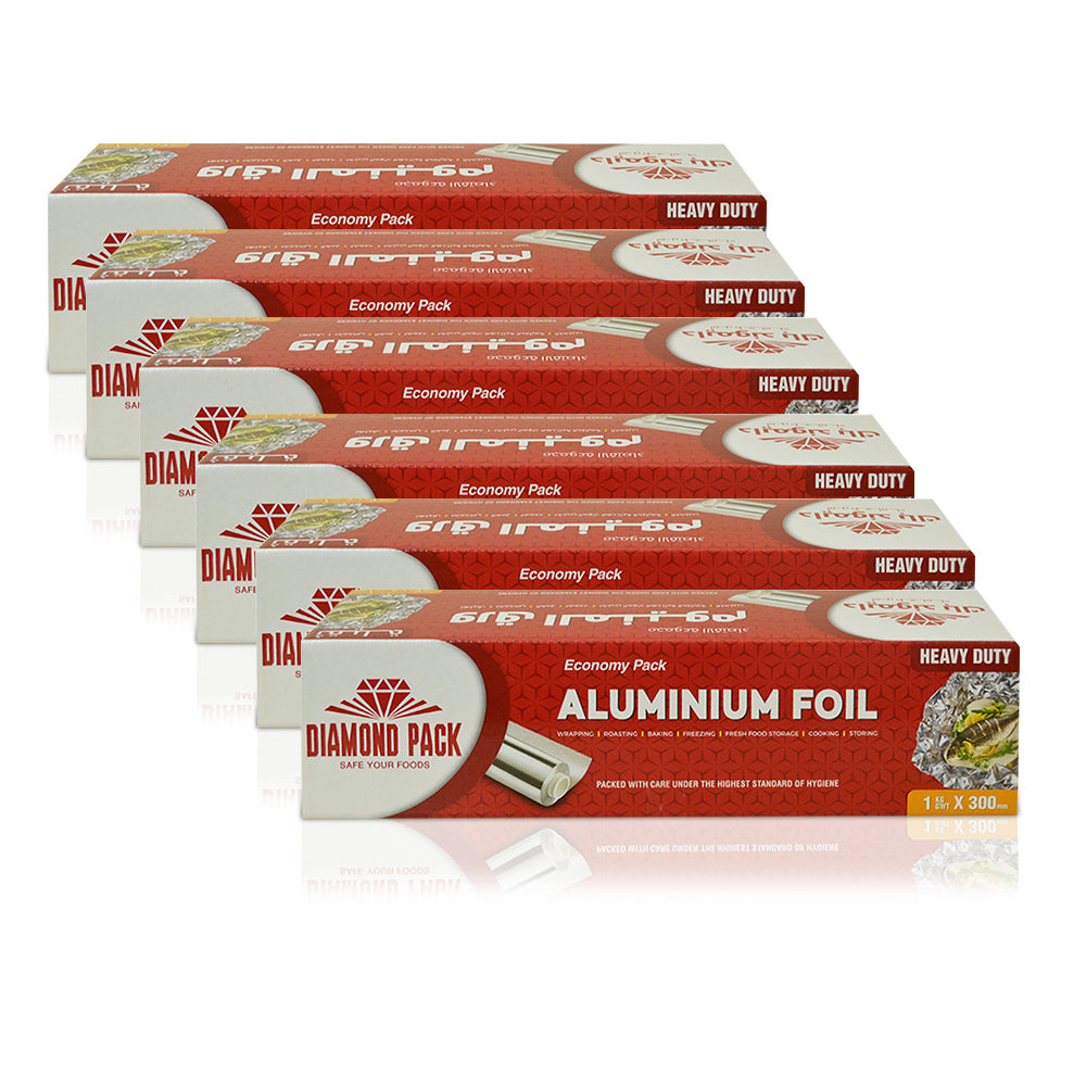 Aluminum Foil 30CM 18 MIC | 1KG | Pack of 6 (CTN)