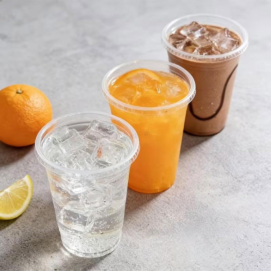 Juice Cup 14OZ with Dome Lid-Pack of 50