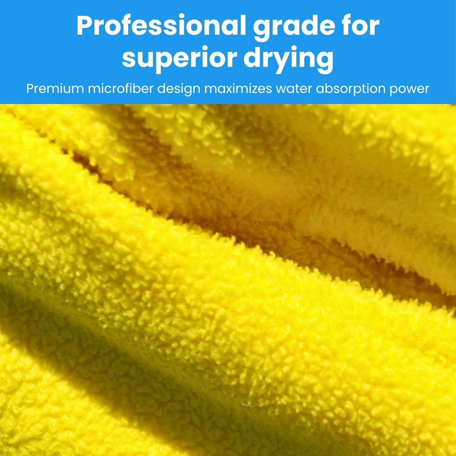 CLEANY GENIE Microfiber Cloth Luxury Car Towel -Pack Of 2