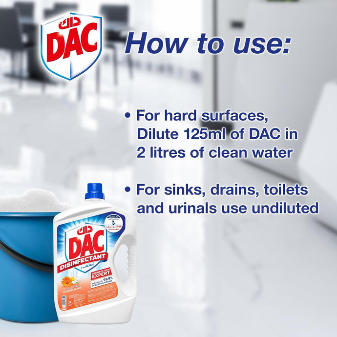 DAC Disinfectant Floral 5L-Pack of 3