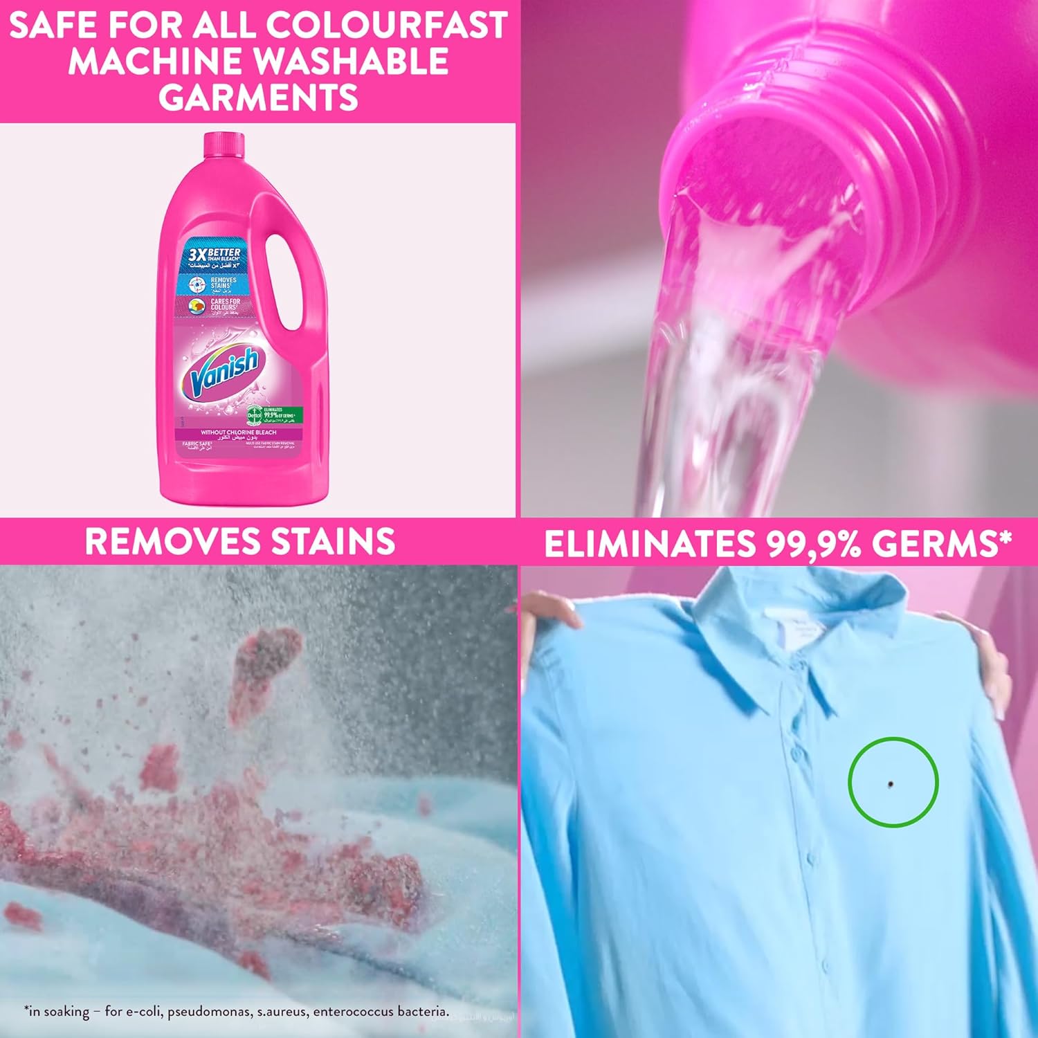 Vanish Stain Remover Pink 1.8L