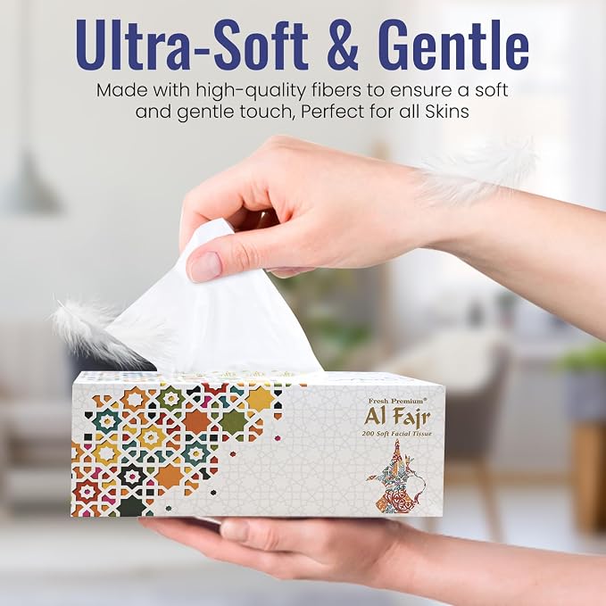 Al Fajr Facial Tissue 200 Sheets | Pack of 30