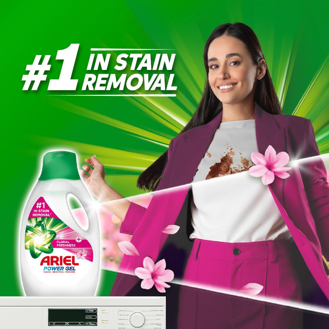 Ariel Laundry Gel 1.8L Downy Floral Freshness