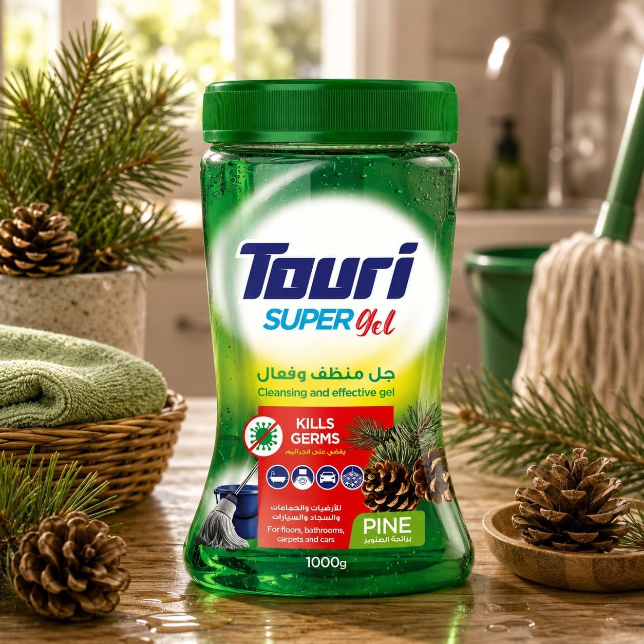 Touri Super Gel Disinfectant 1000 g