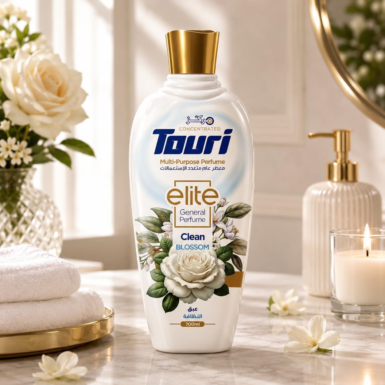 Touri elite genral perfume fresh clean scent 700ml