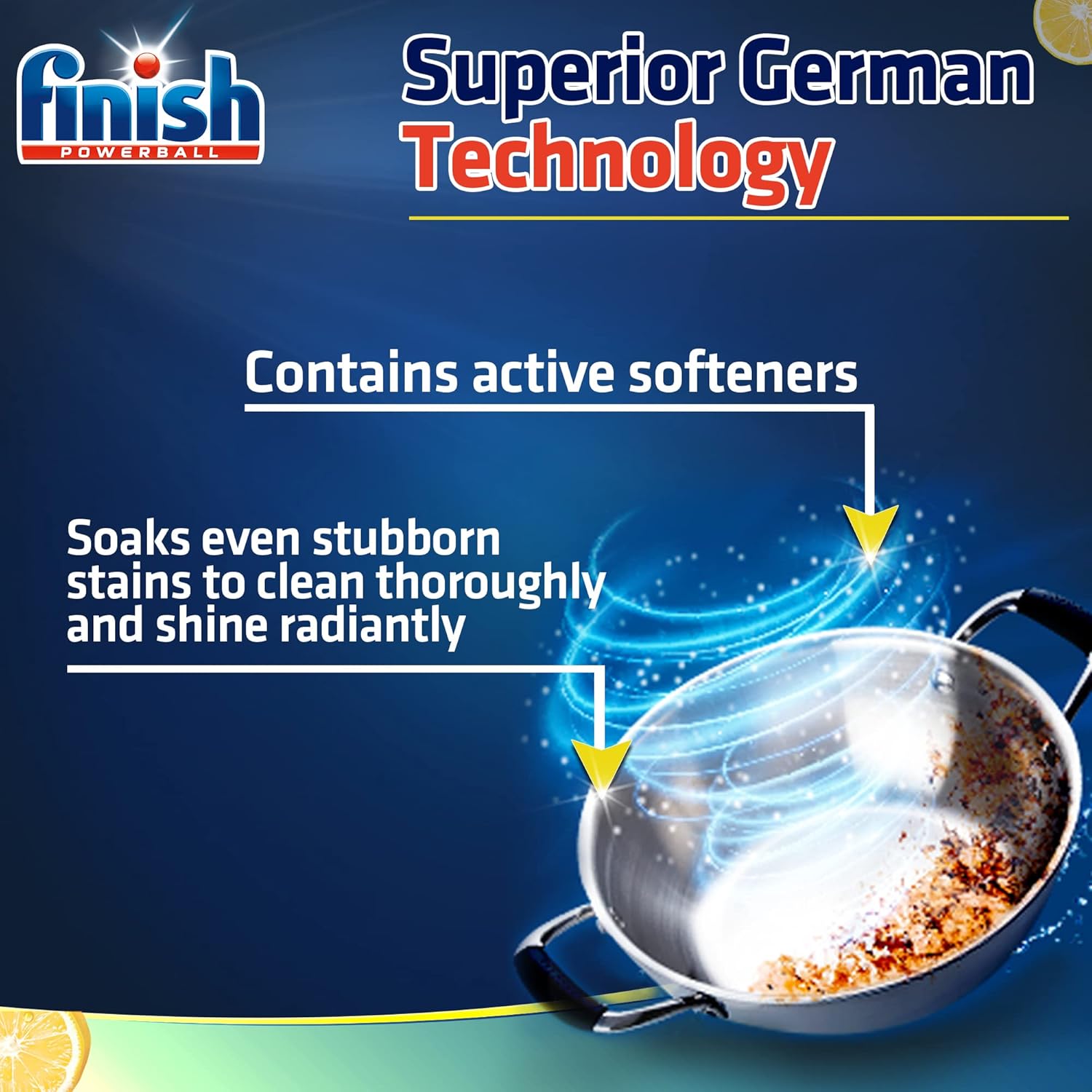 Finish Dishwashing Powder 2.5kg Lemon