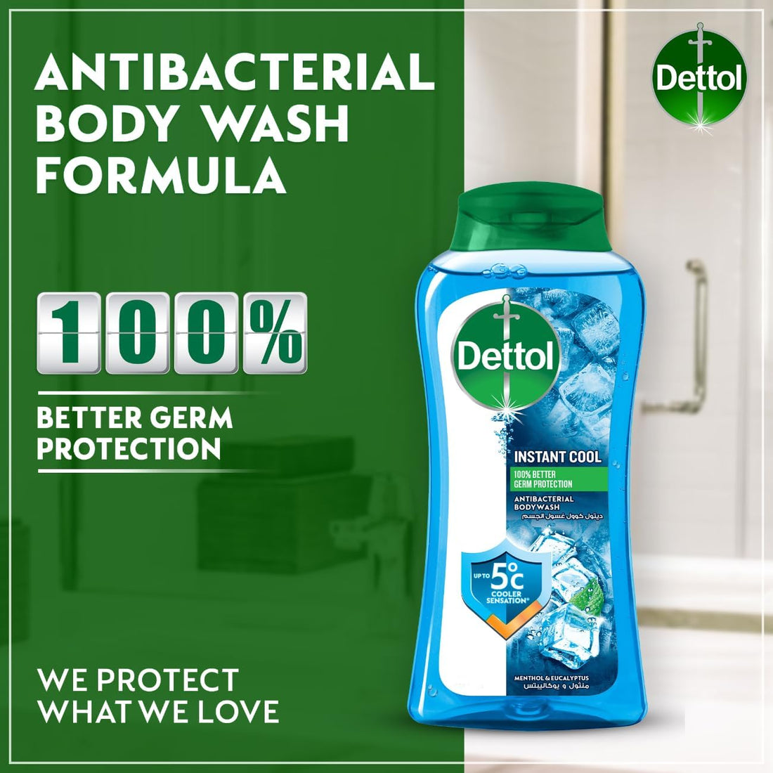 Dettol Shower Gel Cool 250ML