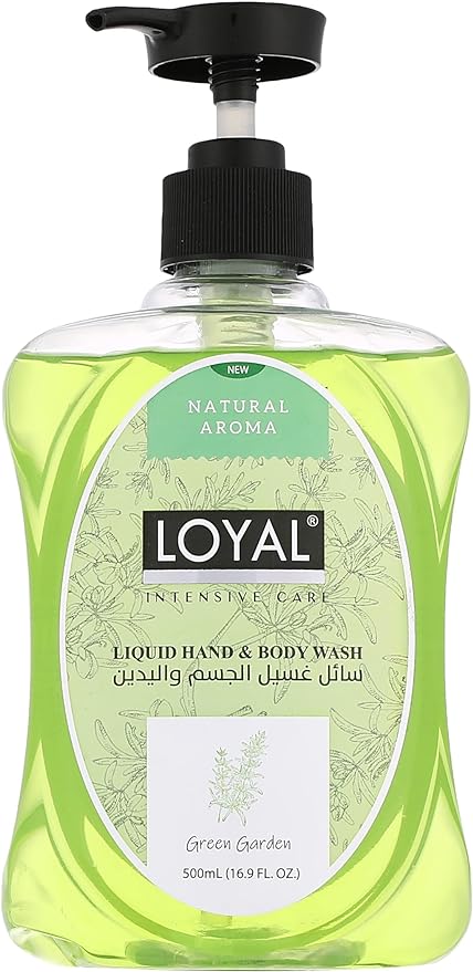 Loyal  Liquid Hand & Body Wash 500ML Green Garden