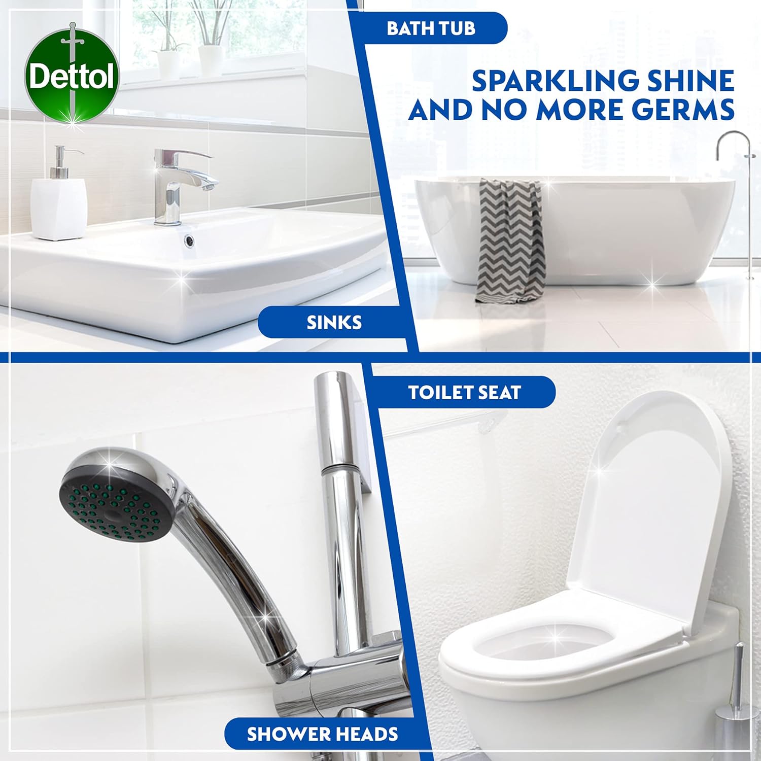 Dettol A/B Bathroom Cleaner 500ML-Pack of 12