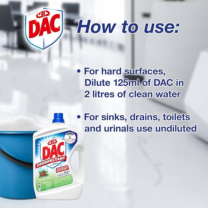 DAC Disinfectant Pine 4.5L | Pack of 3