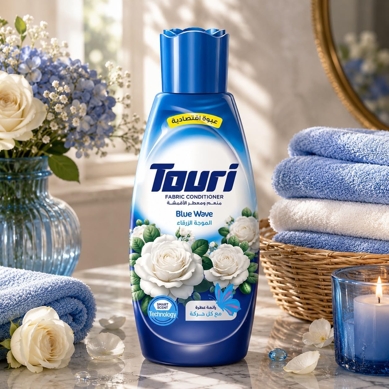 Touri  Fabric Softener 1500 ml - Blue Wave Freshner