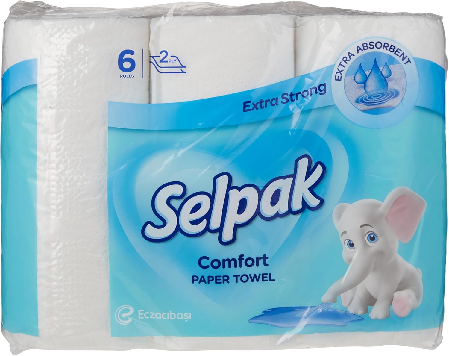 SELPAK Kitchen Towel 6 ROLLS 2 PLY 90 SHEETS