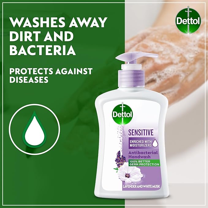 Dettol Hand Wash Sensitive Pump 200ML