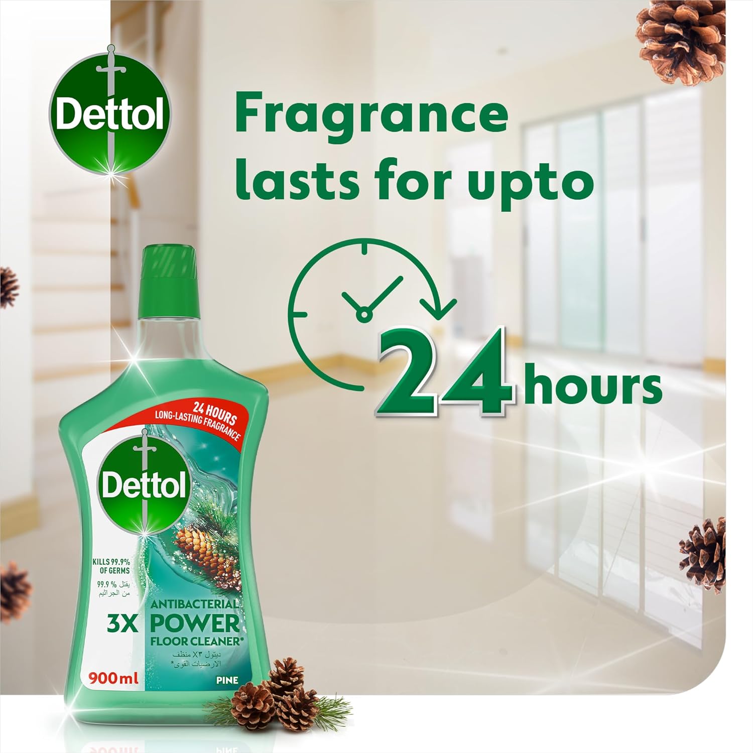 Dettol MPC Pine 900ML (Twin Pack)