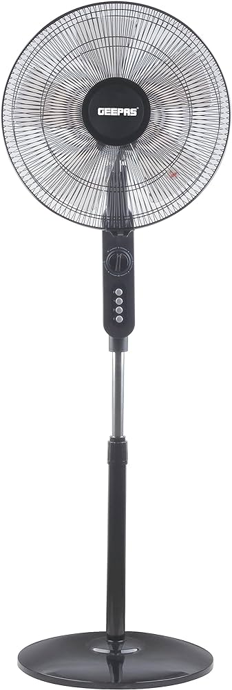 16"Stand Fan/5Leaf/60Mnt Tmr/Osc/3Spd
