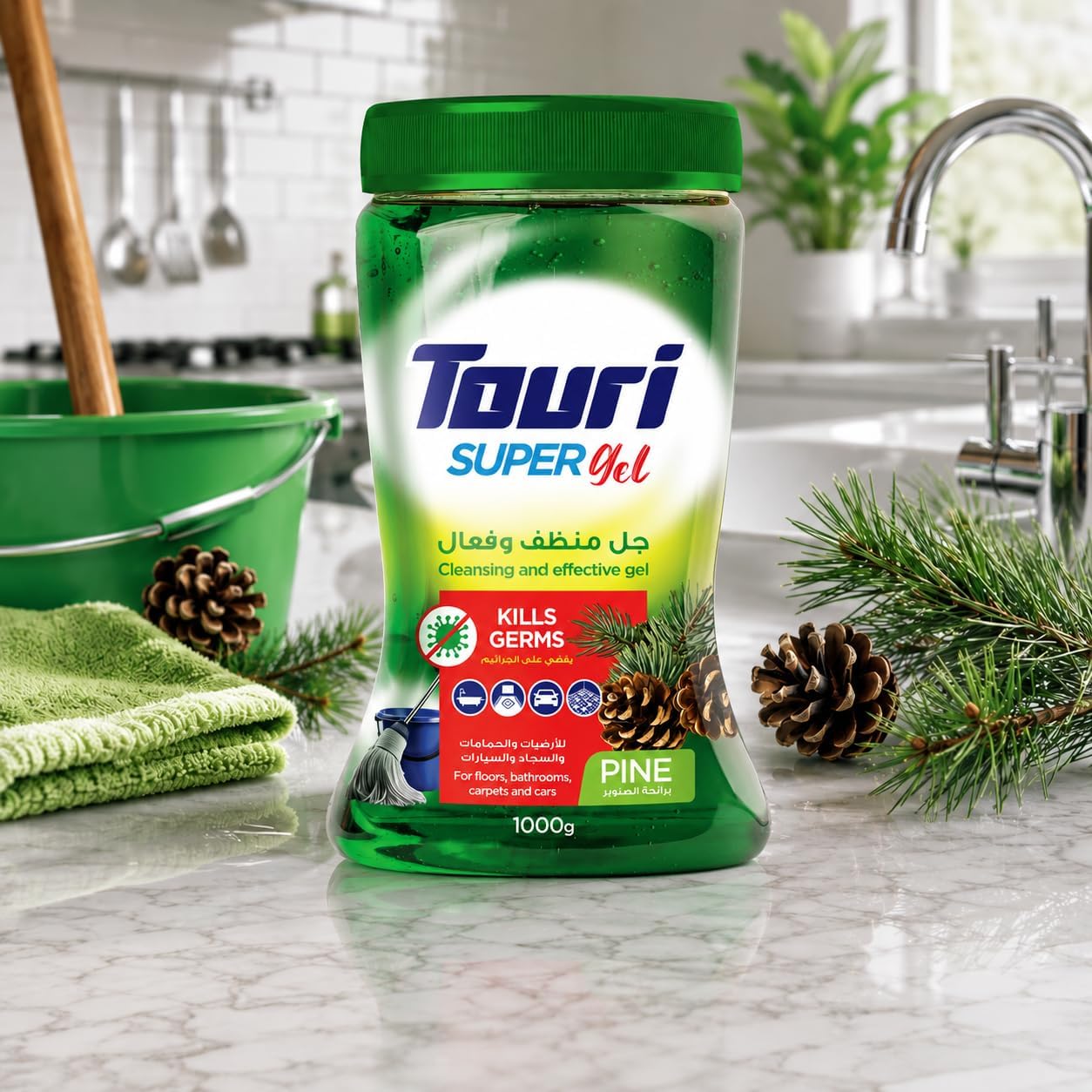 Touri Super Gel Disinfectant 1000 g