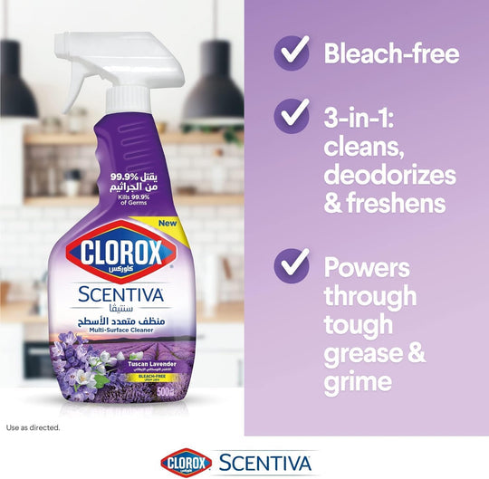 Clorox Scentiva 500ml Tuscan Lavender Pack of 12