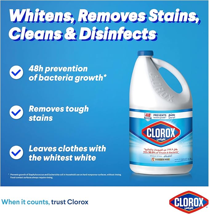 Clorox Original Bleach 3.78L | Pack of 6