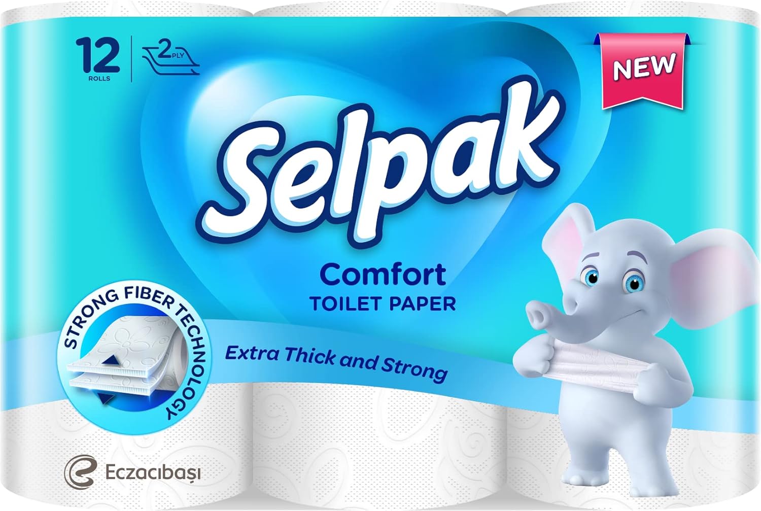 Selpak Comfort Toilet Paper 12 Rolls