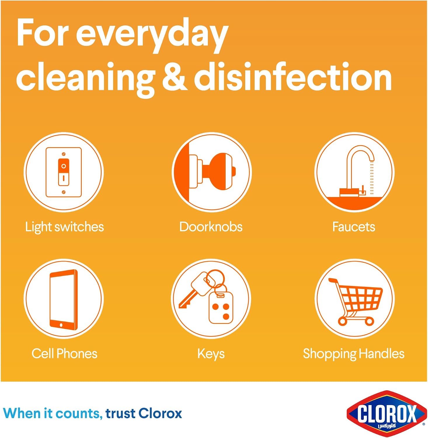 Clorox Disinfecting Wipes 35s Crisp Lemon