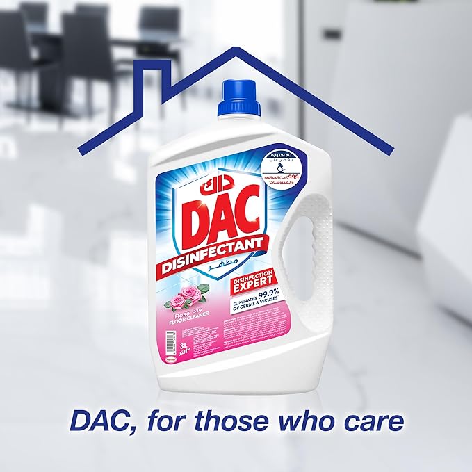 DAC Disinfectant Rose 4.5L | Pack of 3