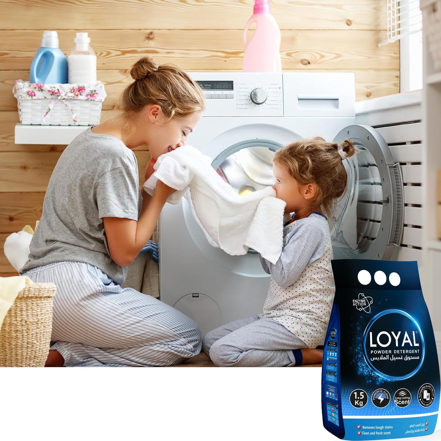 Loyal Powder Detergent 1.5KG | Pack of 6 | CTN