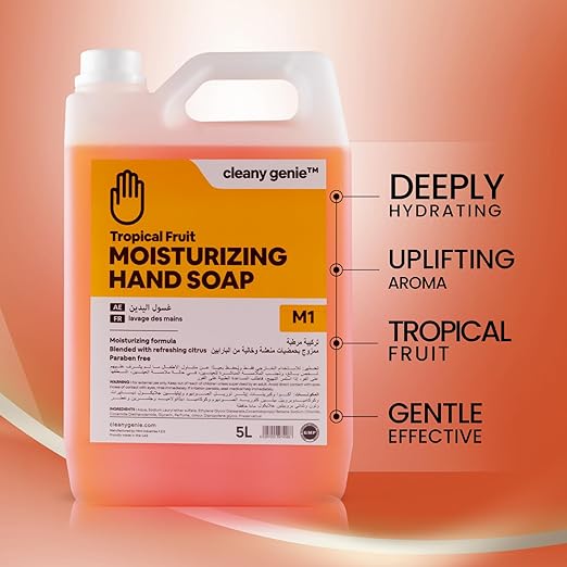 صابون اليد M1 5 لتر بالفواكه الاستوائية | حزمة من 4