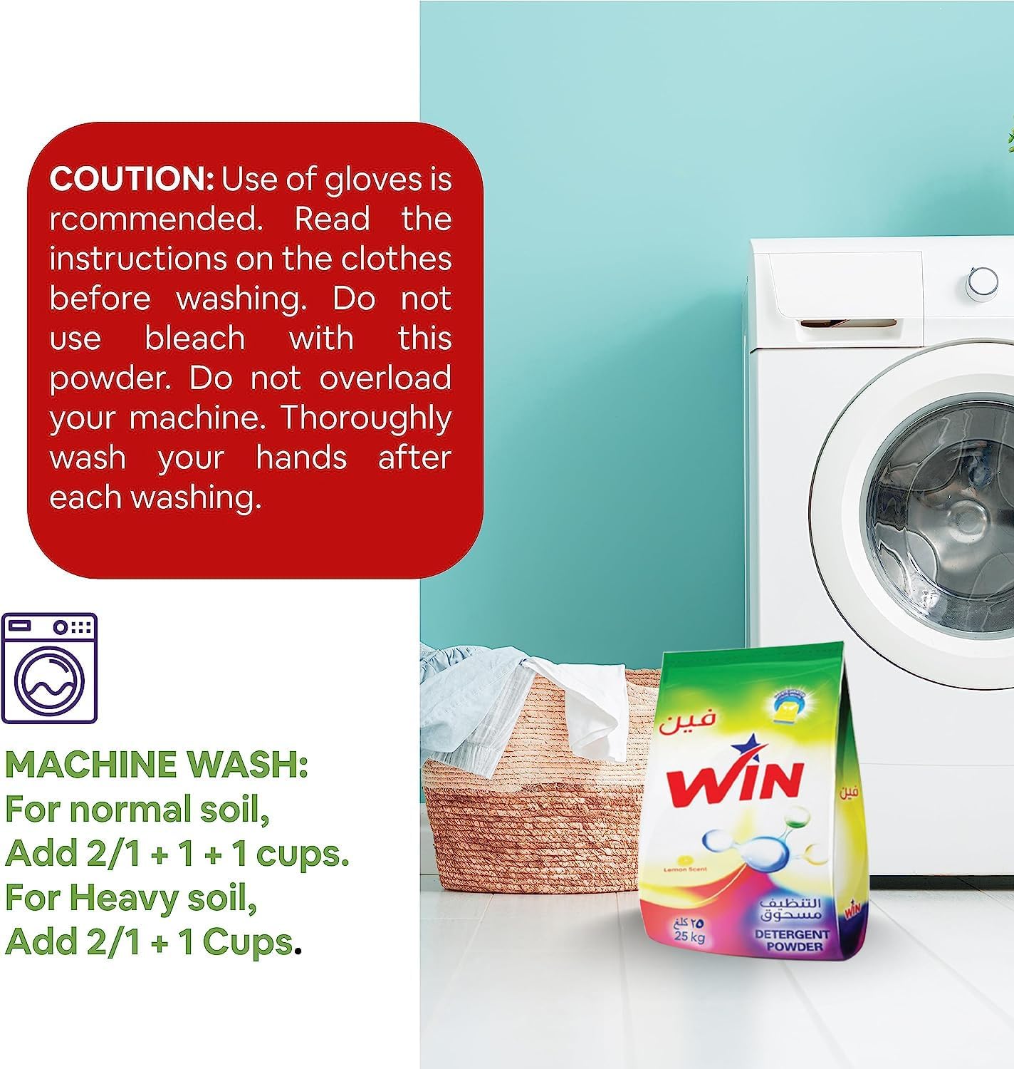 Win Detergent Powder 25KG
