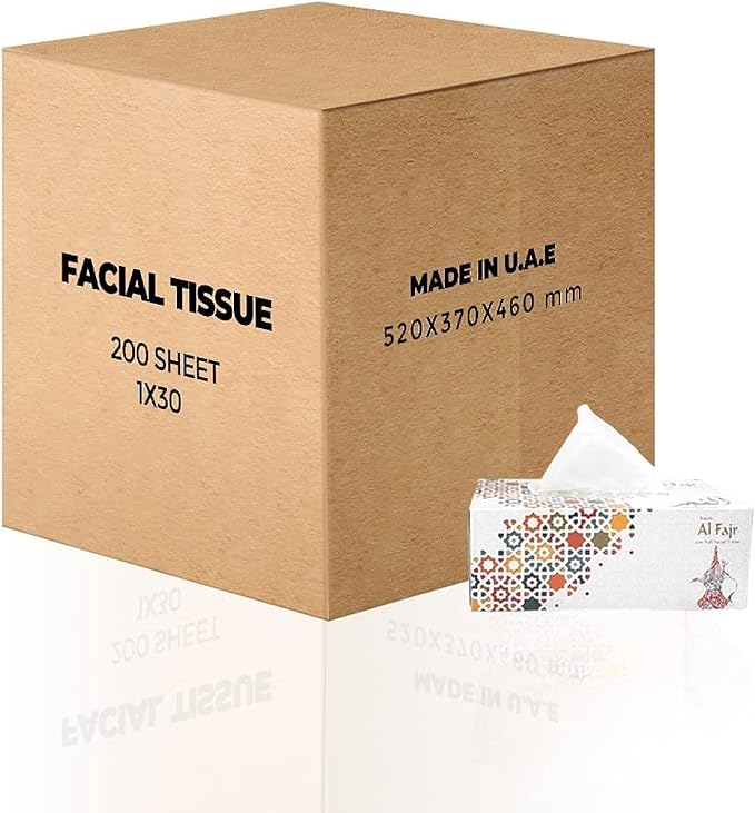 Al Fajr Facial Tissue 200 Sheets | Pack of 30