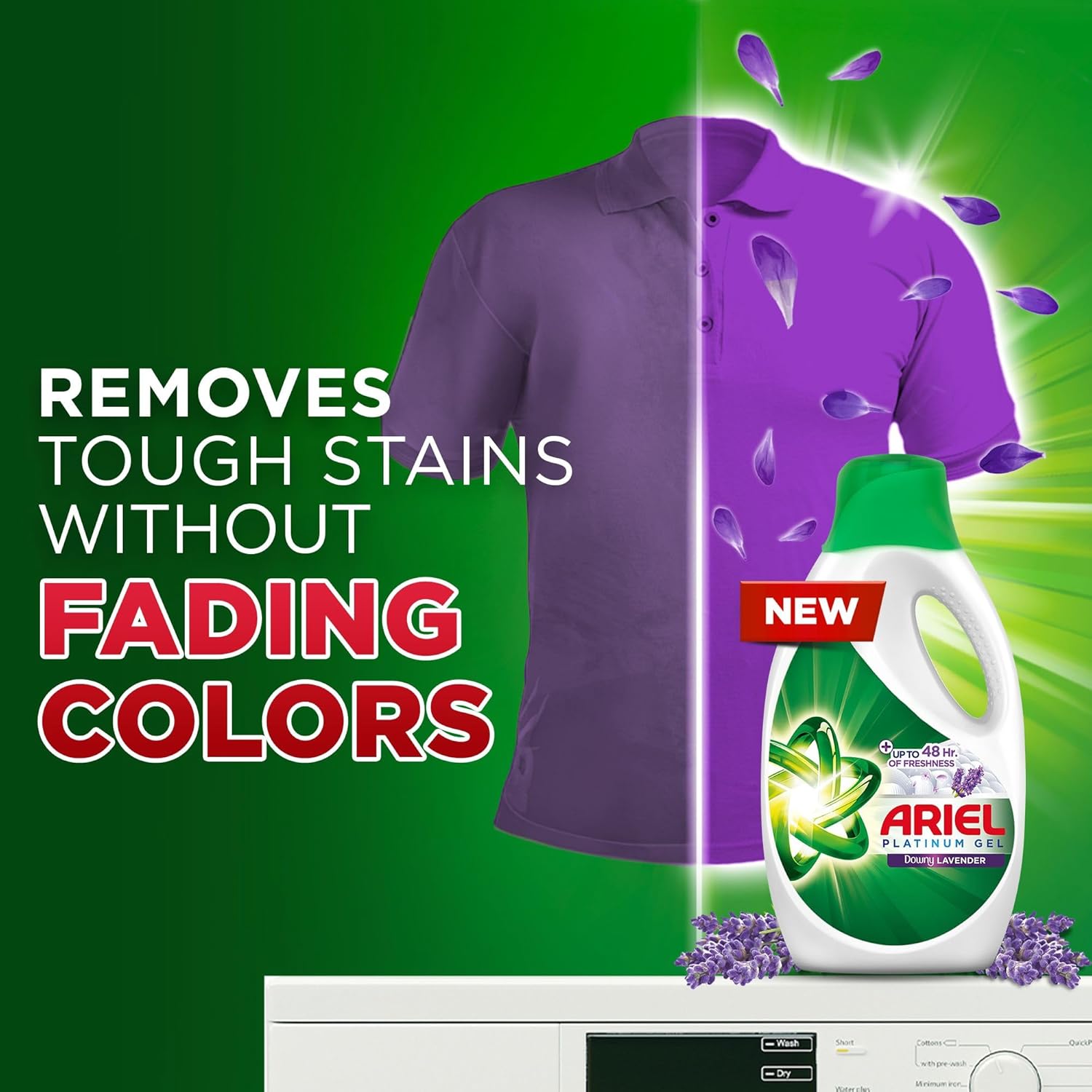 Ariel Laundry Gel 1.8L Lavender