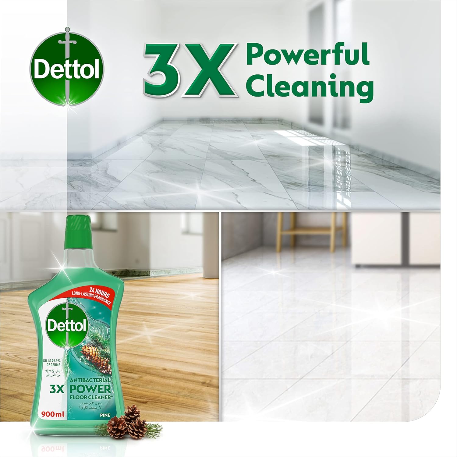 Dettol MPC Pine 900ML (Twin Pack)