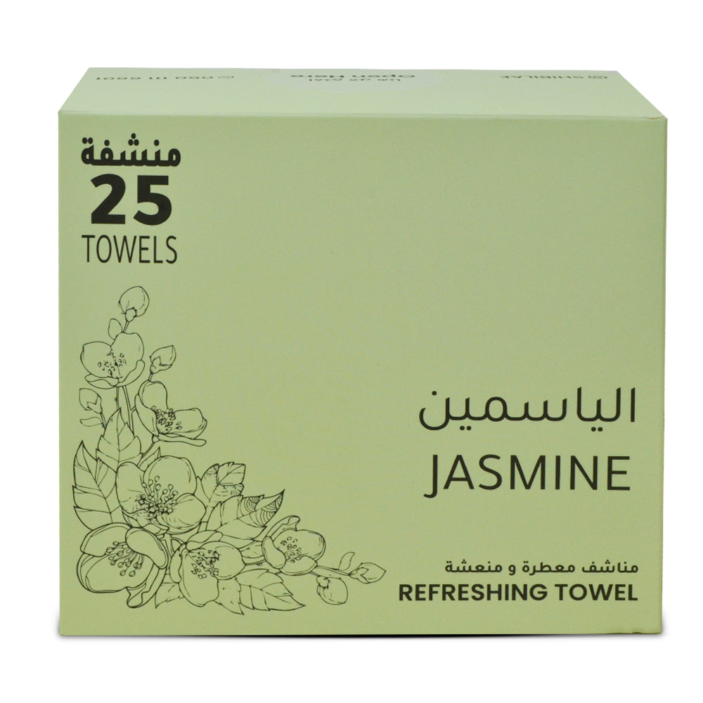 WS Wet Towel -Jasmine 22X22cm