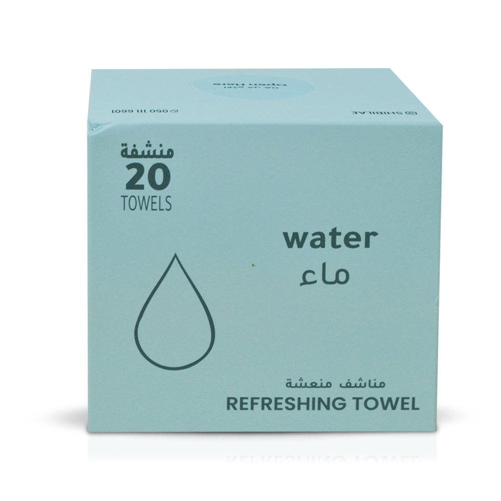 WS Mini Towel -Water 16X16cm