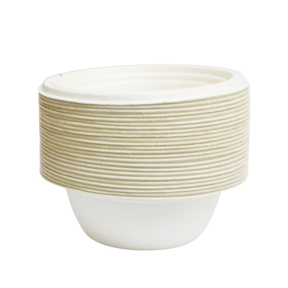 أوعية شوربة من قصب السكر العضوي، 750 مل (26 أونصة) - عبوة من 25