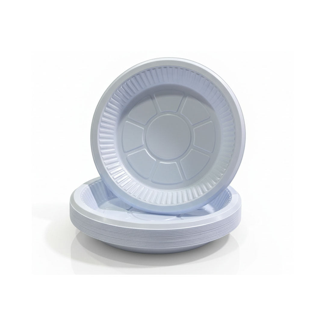 White Round Plate 7" | 25 PCS