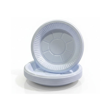 White Round Plate 7" | 25 PCS