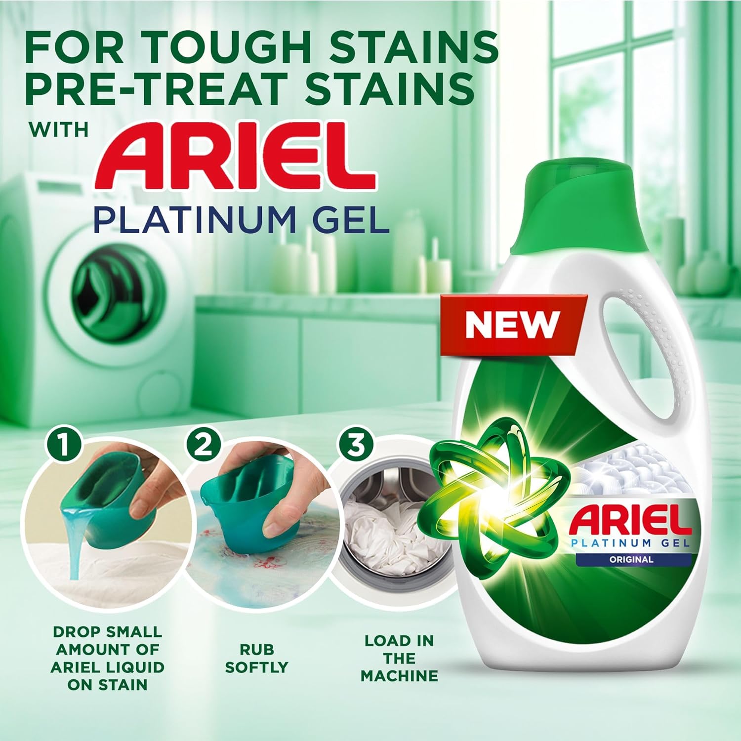 Ariel Laundry Gel 1.8L Original