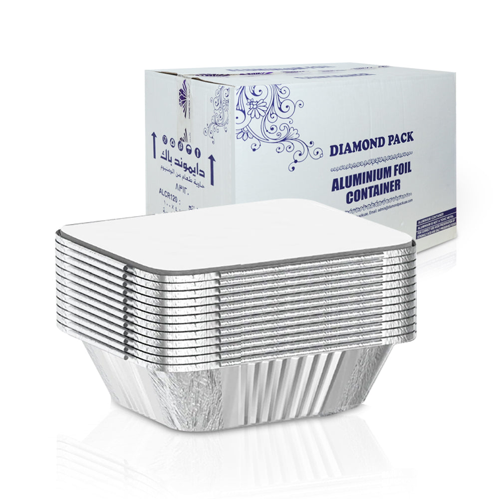 73365 Aluminum Container with Lids 3650 CC | 100 PCS (CTN)