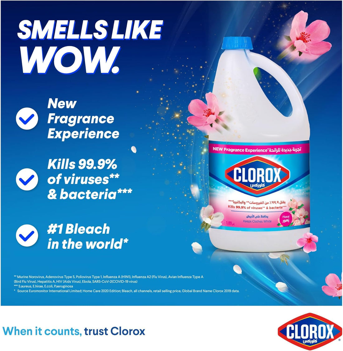 Clorox Floral Fresh Gallon 1.89L