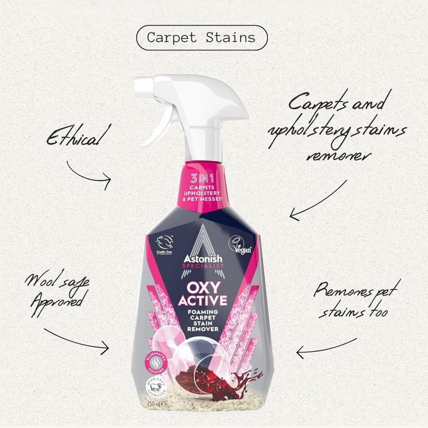 Astonish Carpet & Upholstery 750ML