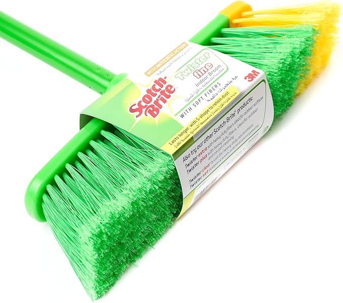 مكنسة 3M SB الداخلية تويستر مع عصا خضراء