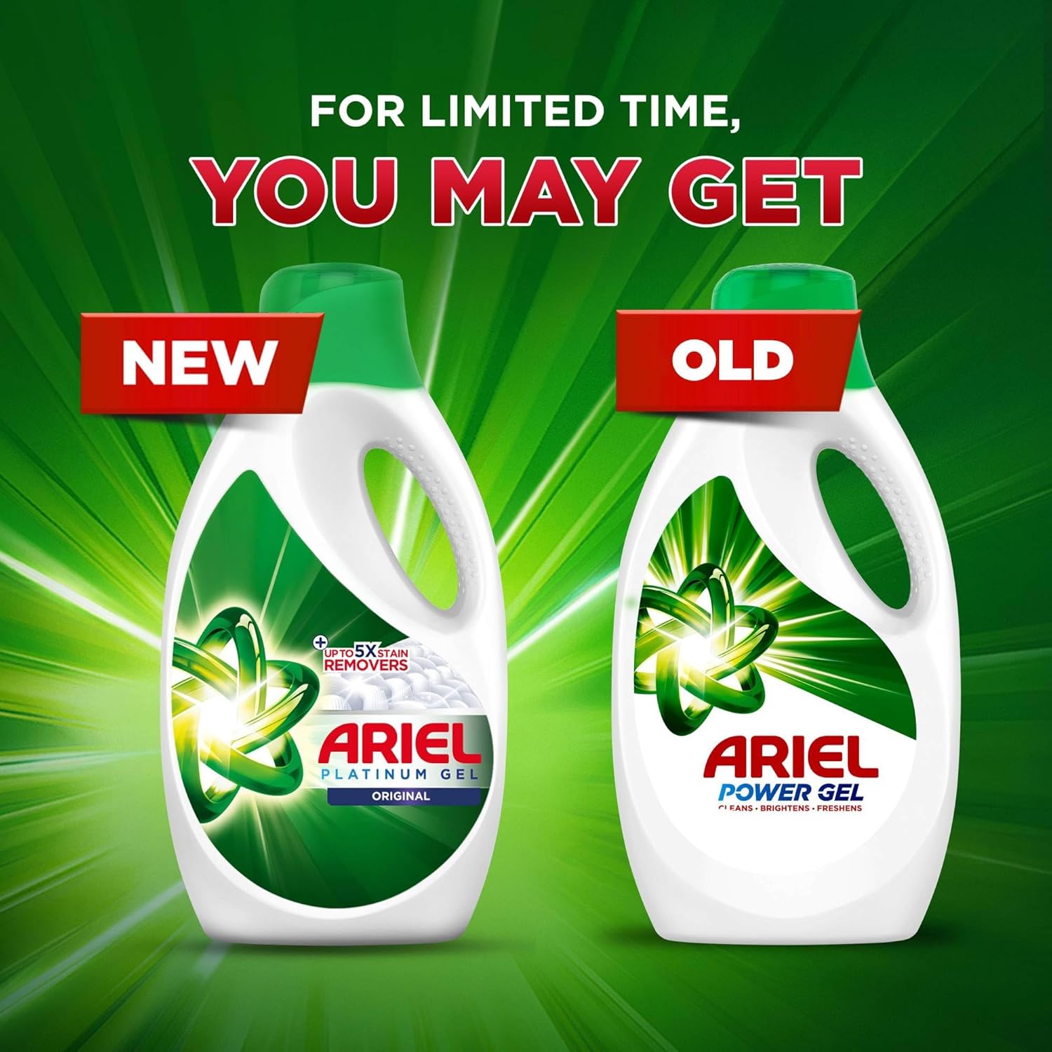 Ariel Laundry Gel 1.8L Original | Pack of 4 (CTN)