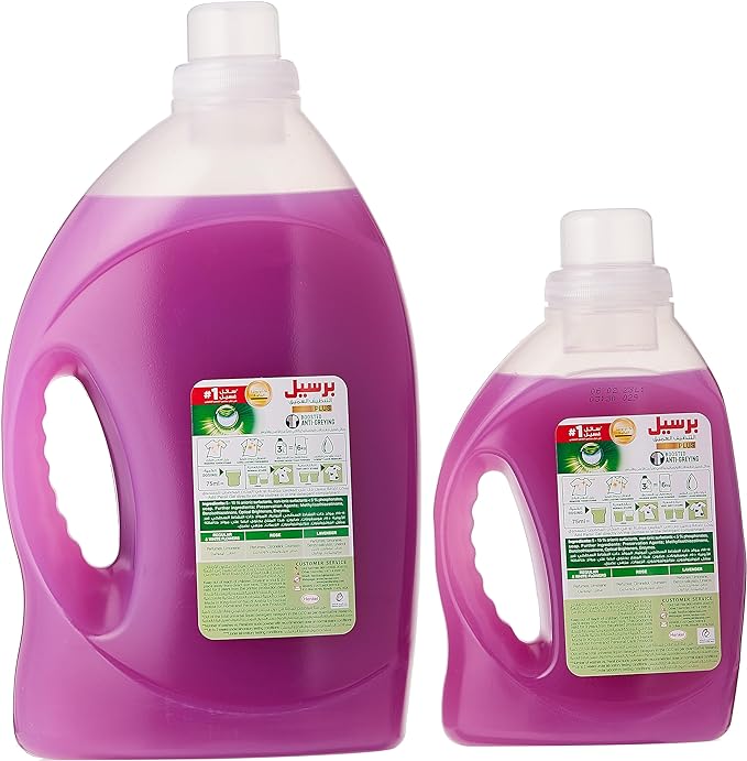 منظف الغسيل برسيل باور جل بالورد 3 لتر + 1 لتر