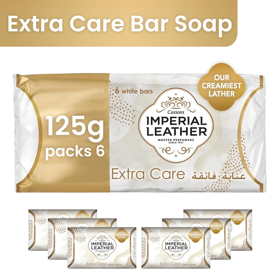 Imperial Leather Extra Care 125GM 6 Pcs