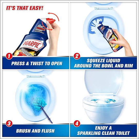 هاربيك باور بلس منظف المراحيض بالحمضيات 750 مل - | عبوة من 12 | الشركة التونسية للملاحة