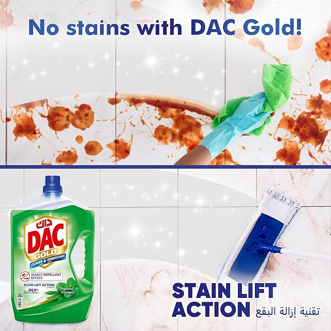 DAC Disinfectant Gold Insect Repellent 3L+1L