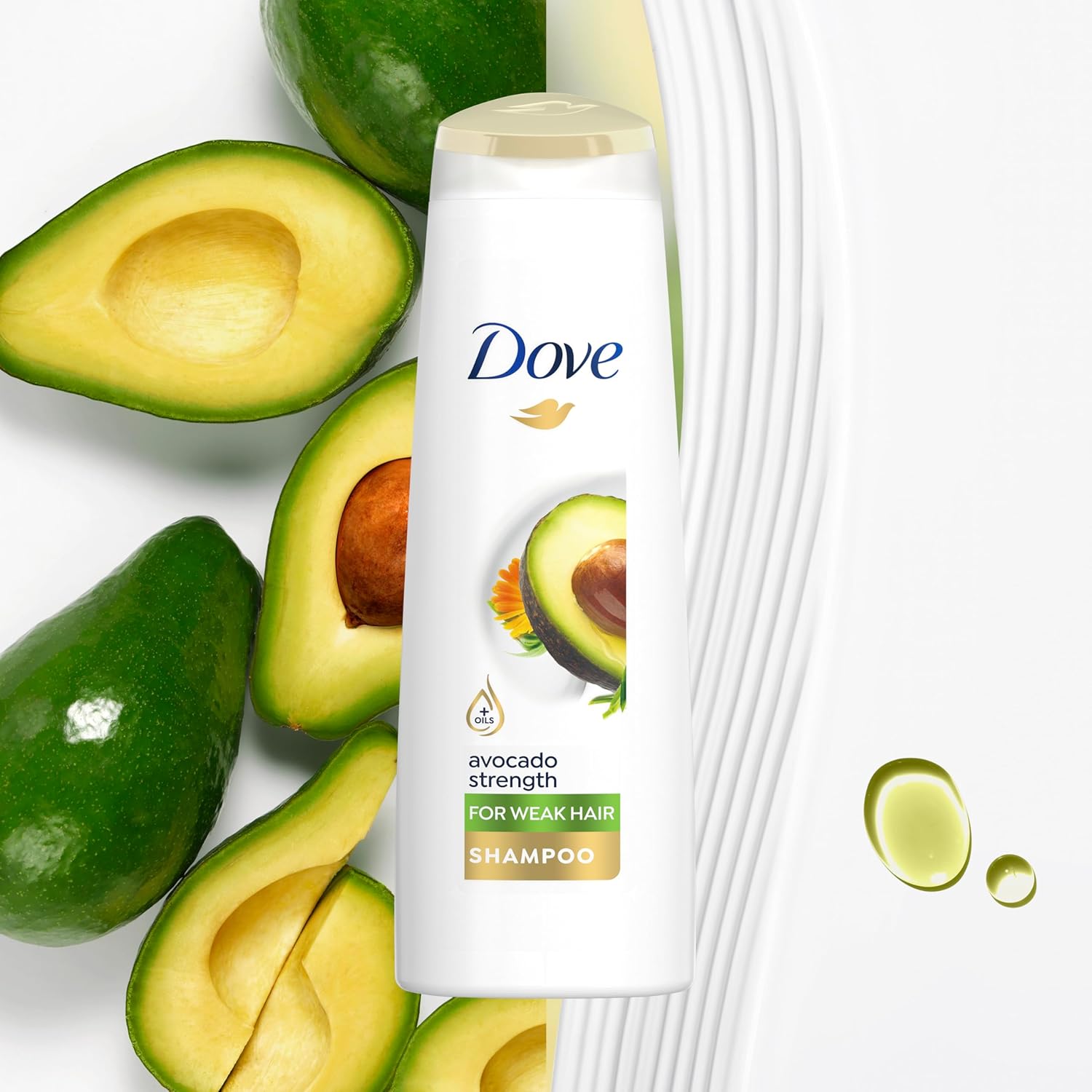 DOVE SHAMPOO AVOCADO STRENGTH 400ML